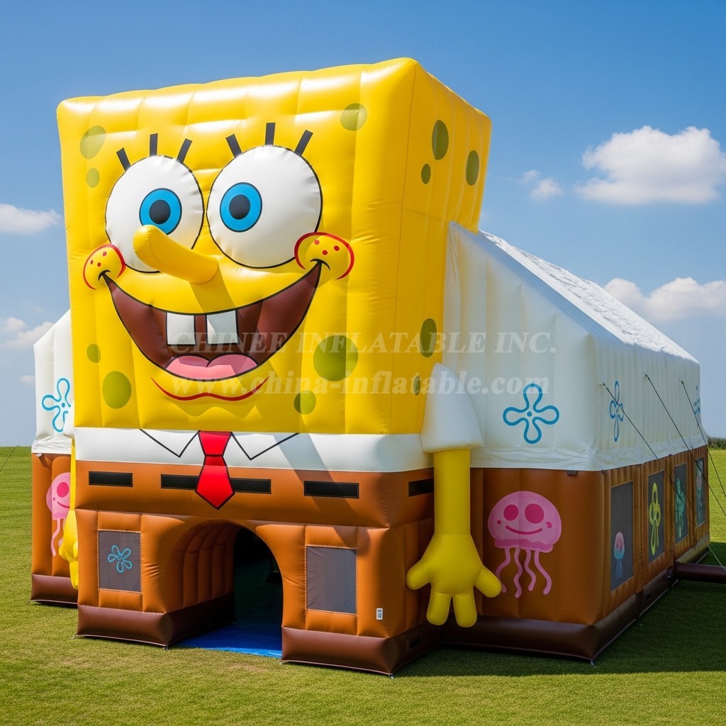 Tent1-6087 SpongeBob Inflatable Tent