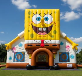 Tent1-6106 SpongeBob Theme Inflatable Tent