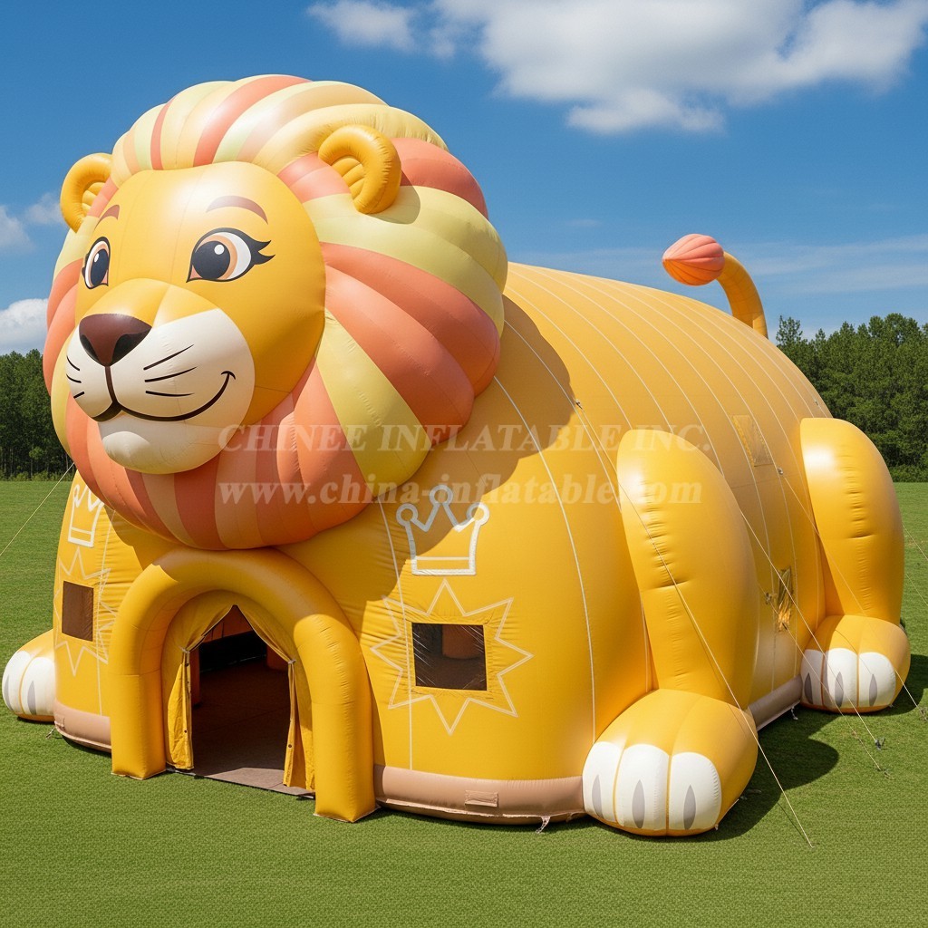Tent1-6183 Lion Theme Inflatable Tent