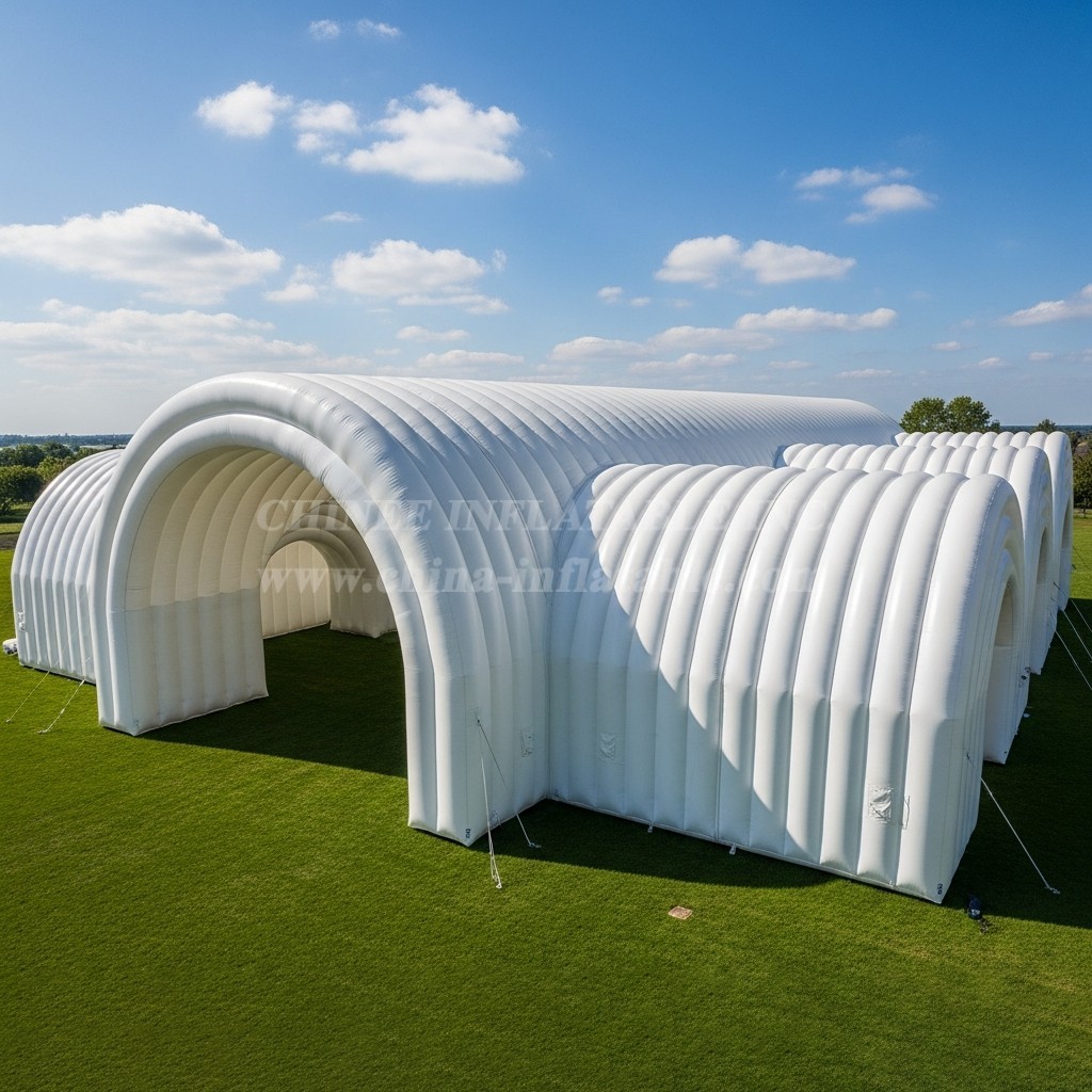 Tent1-6196 White Arch Inflatable Tent