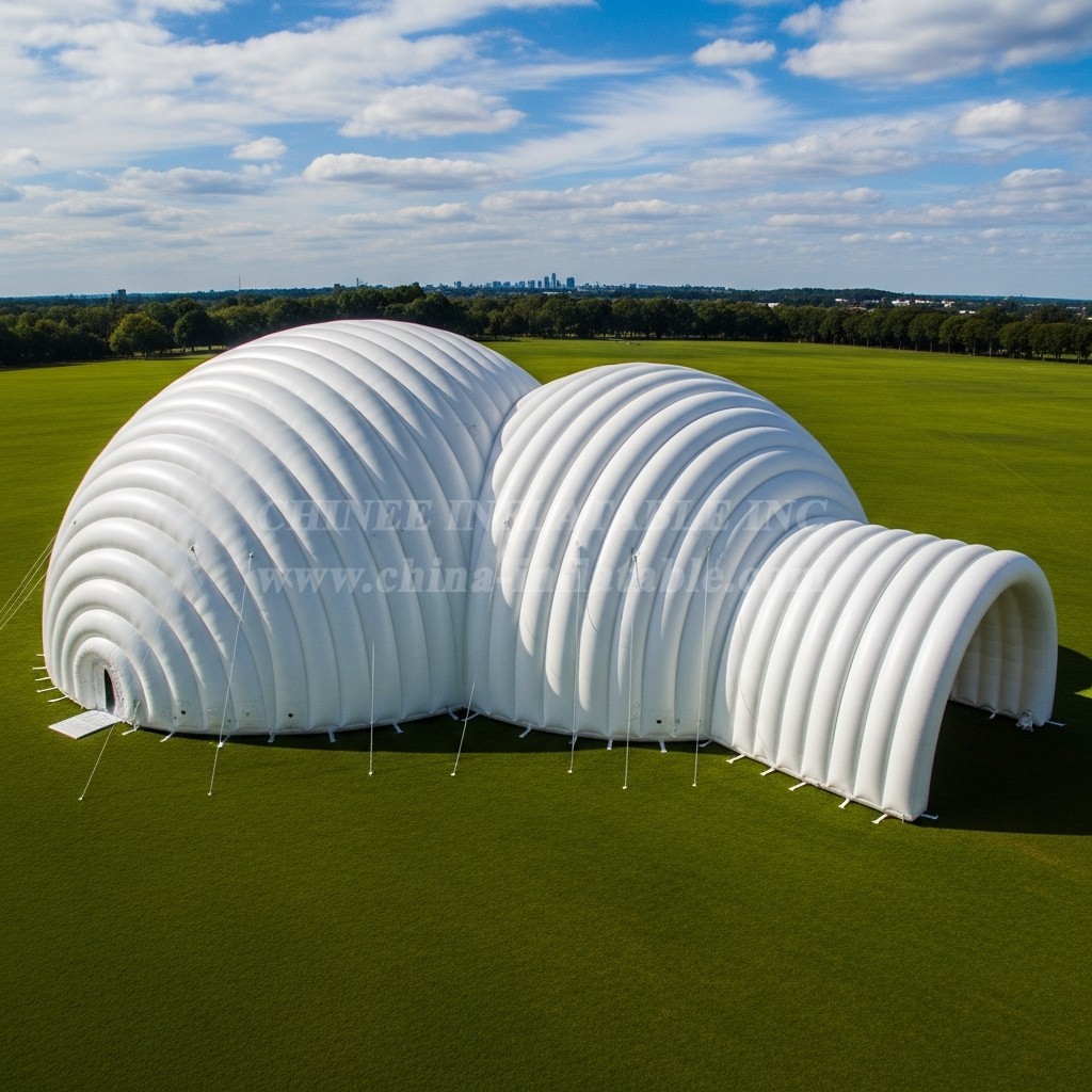 Tent1-6243 White Dome Inflatable Tent
