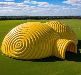 Tent1-6248 Yellow Bubble Park Inflatable Dome