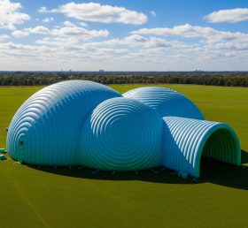 Tent1-6279 Blue Dome Inflatable Dome
