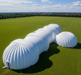 Tent1-6289 Plain White Dome Inflatable Tent