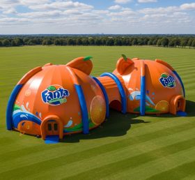 Tent1-6349 Fanta Orange Theme Dome