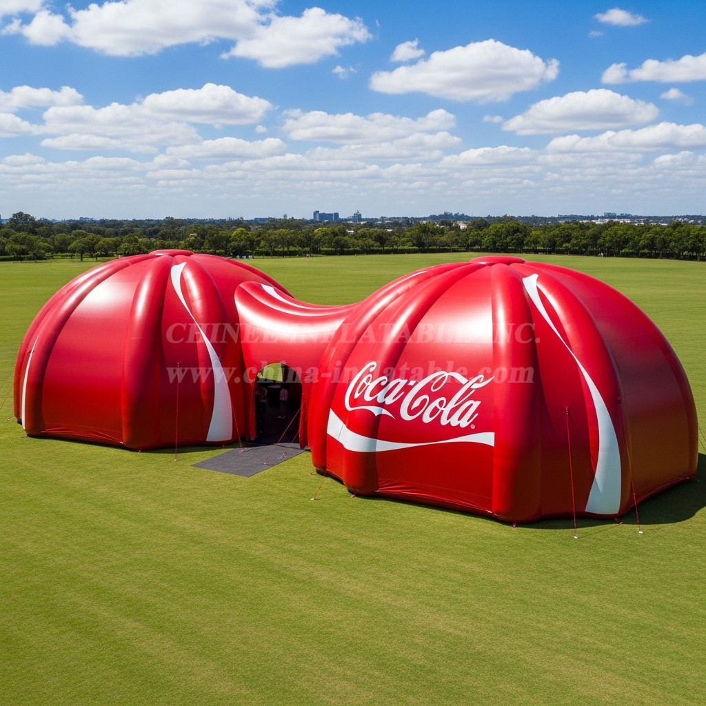 Tent1-6359 Coca-Cola Theme Inflatable Tent