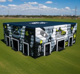 Tent1-6373 Black White Inflatable Sneaker Tent