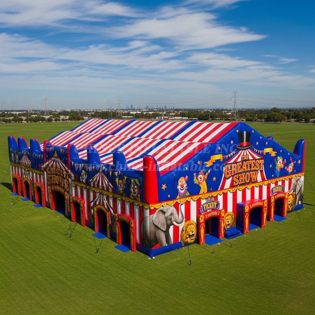 Tent1-6390 Circus Theme Inflatable Pavilion