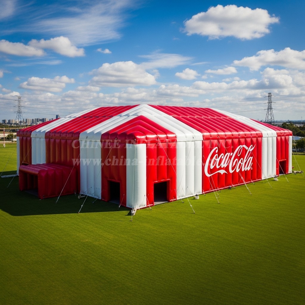 Tent1-6392 Coca Cola Red Inflatable Event Tent