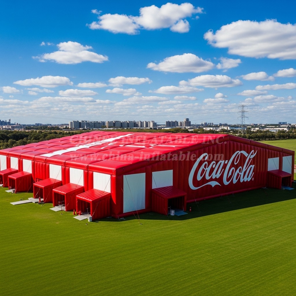 Tent1-6394 Coca Cola Red Inflatable Tent