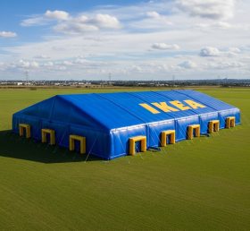 Tent1-6436 IKEA Blue Yellow Inflatable Tent