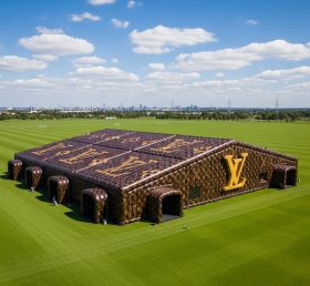 Tent1-6450 Louis Vuitton Brown Beige Inflatable Tent