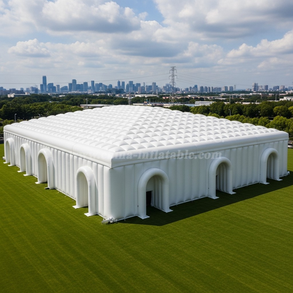 Tent1-6490 Pure White Inflatable Rectangular Tent