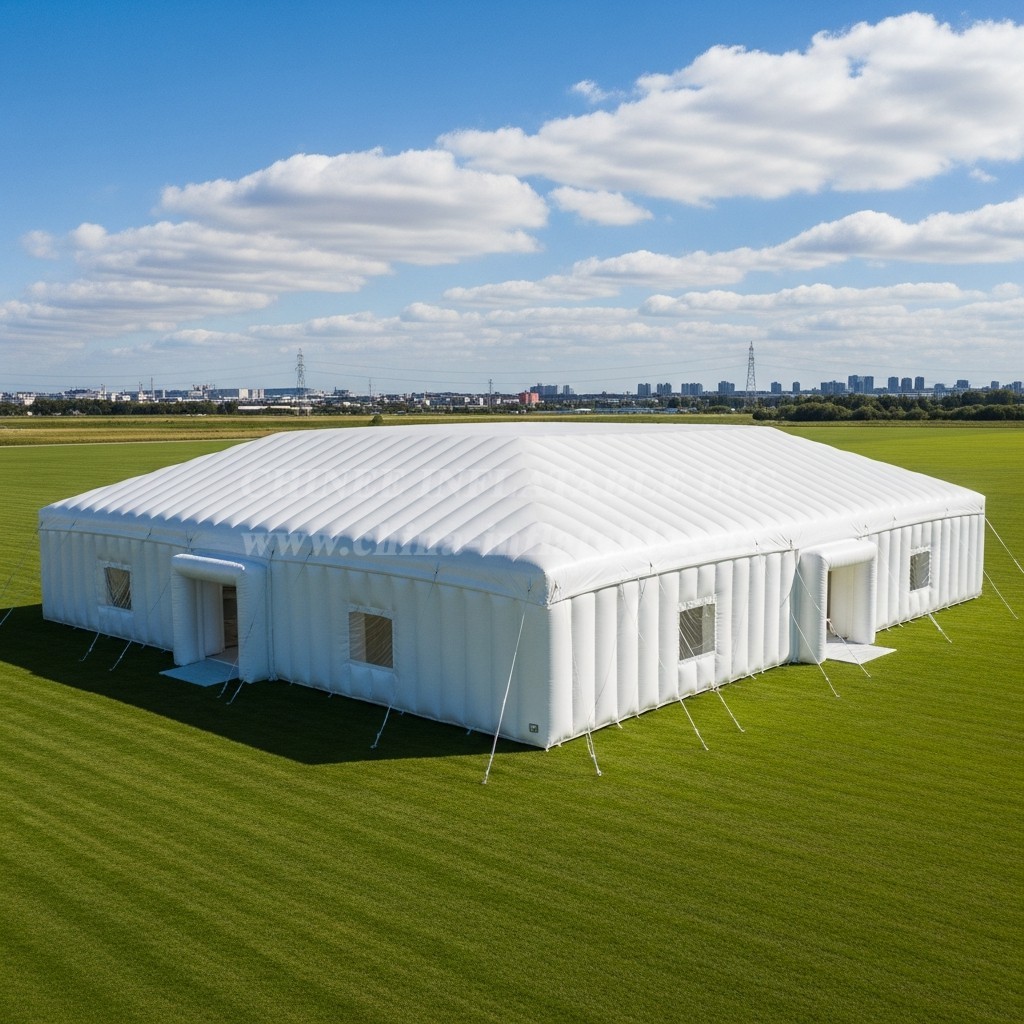 Tent1-6494 Pure White Inflatable Tent
