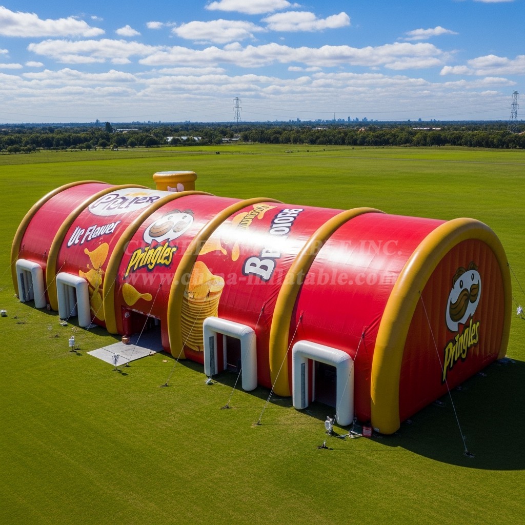 Tent1-6511 Red Inflatable Pringles Can Tent