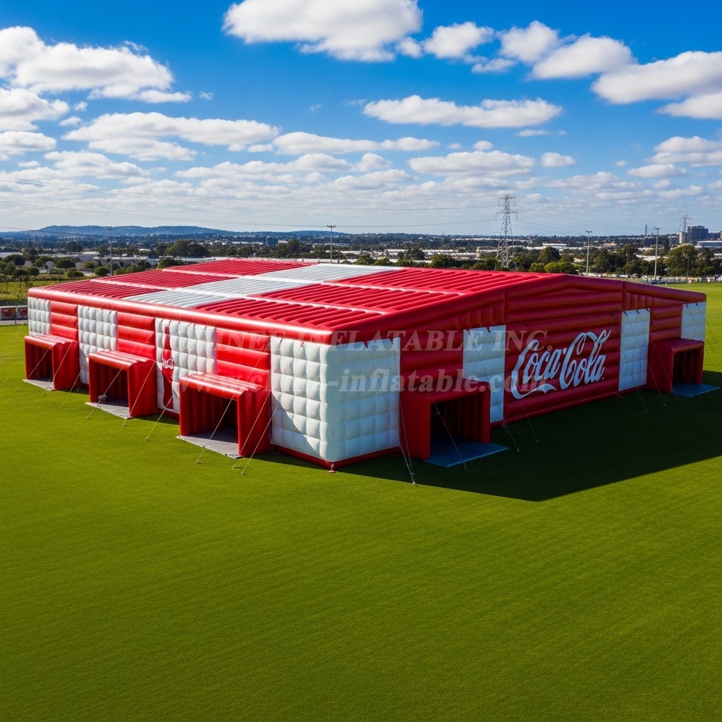 Tent1-6515 Red White Inflatable CocaCola Tent