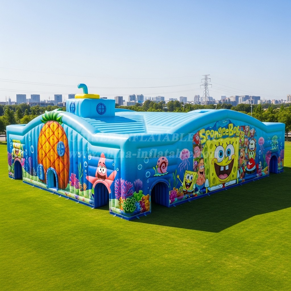 Tent1-6532 SpongeBob Character Inflatable Pavilion