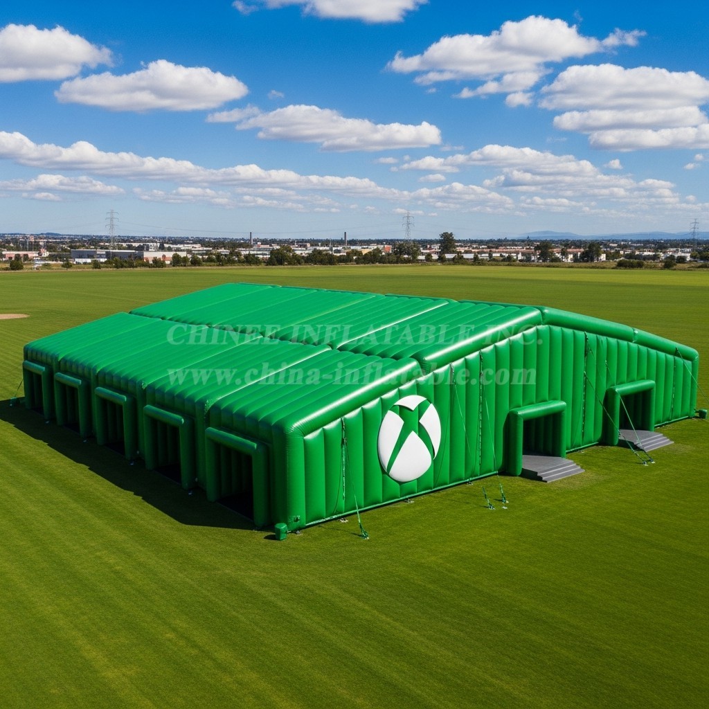 Tent1-6547 Xbox Green Inflatable Event Structure