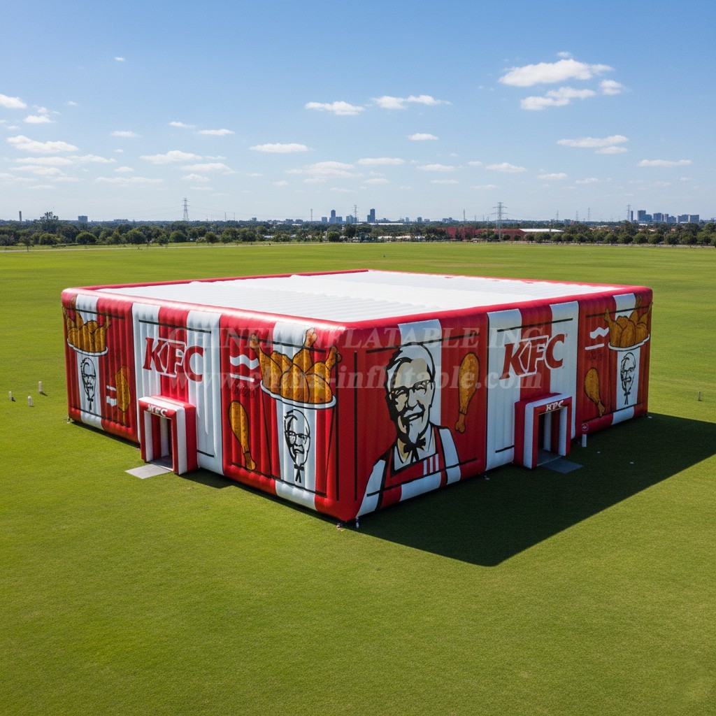 Tent1-6609 KFC Brand Event Inflatable Cube Tent