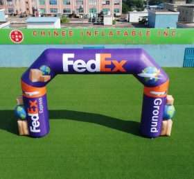 Arch3-116 FedEx Advertising Inflatable Arch