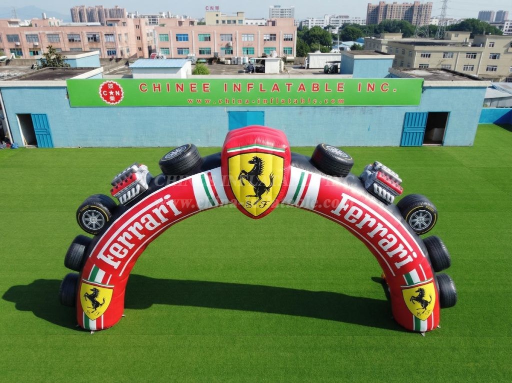 Arch3-117 Ferrari Advertising Inflatable Arch