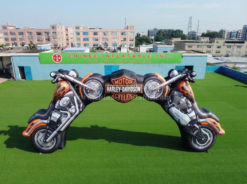 Arch3-122 Harley Davidson Advertising Inflatable Arch