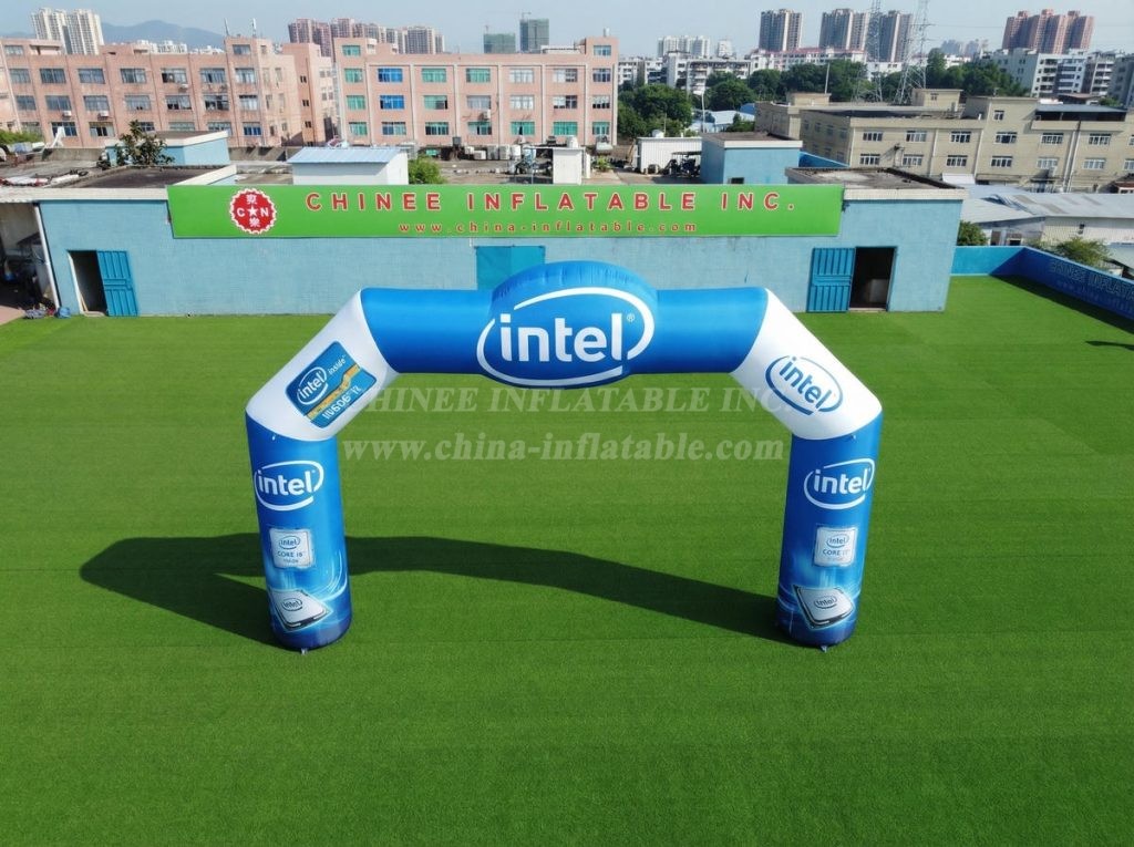 Arch3-130 Intel Advertising Inflatable Arch