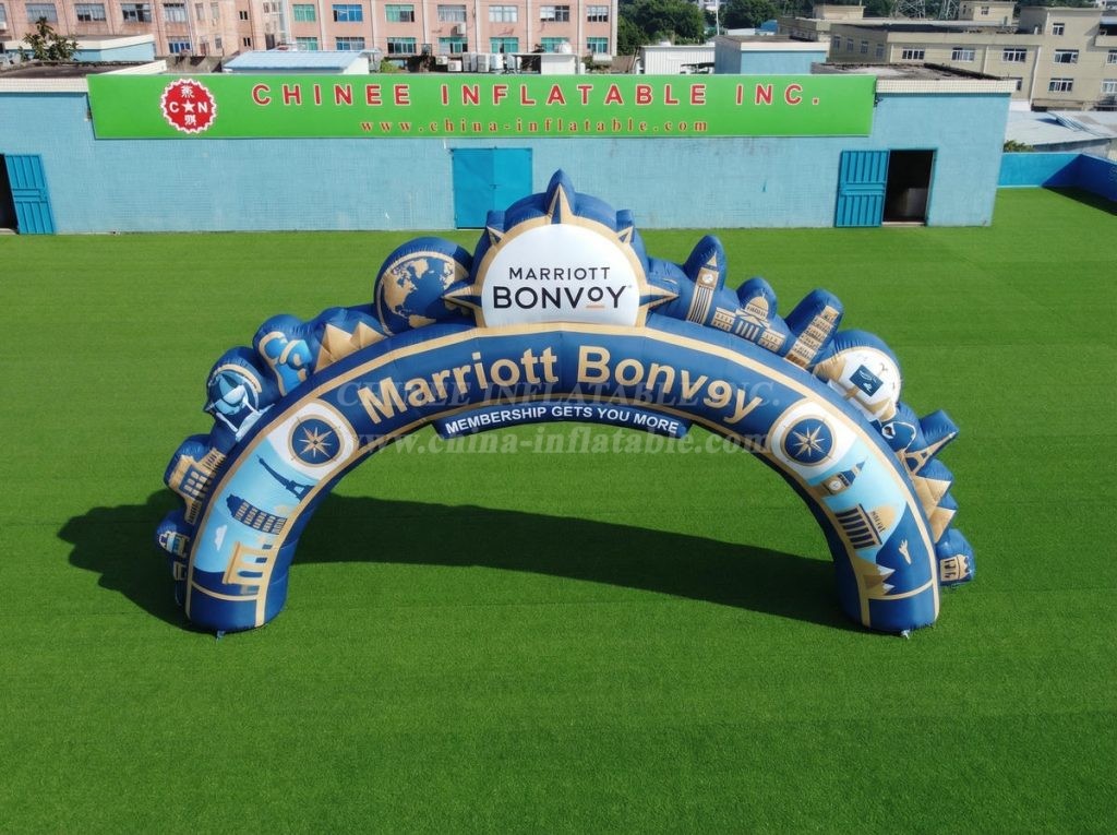 Arch3-140 Marriott Bonvoy Advertising Inflatable Arch