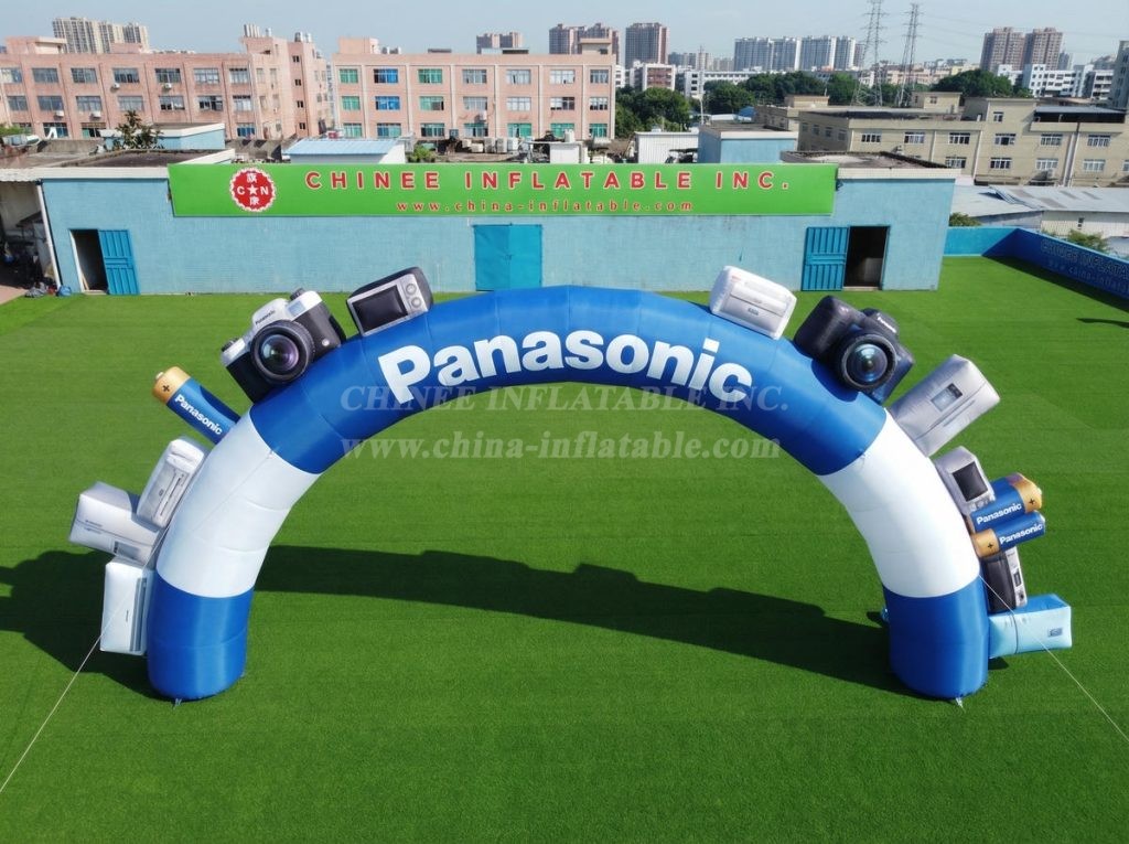 Arch3-152 Panasonic Advertising Inflatable Arch