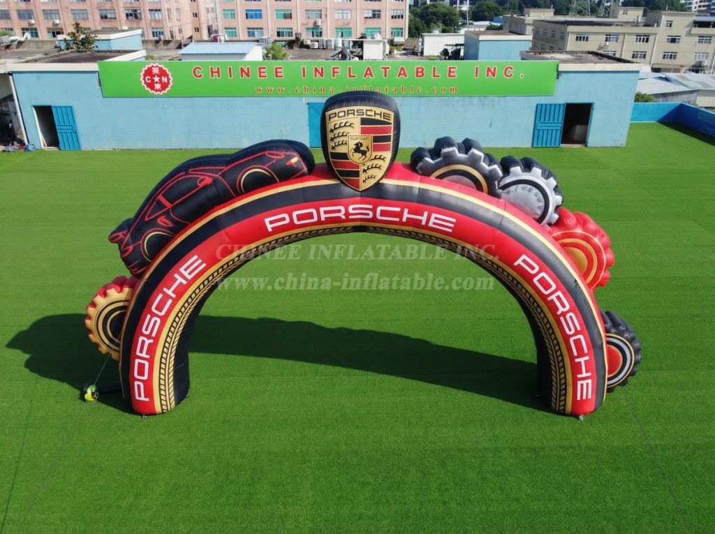 Arch3-157 Porsche Advertising Inflatable Arch