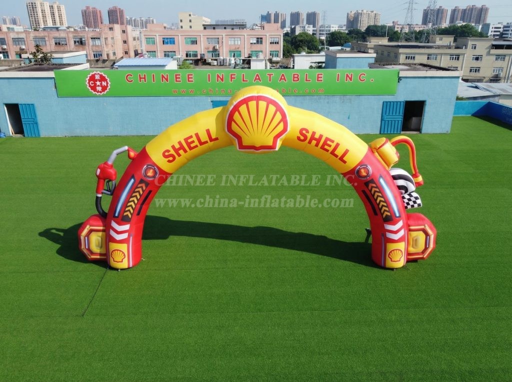Arch3-167 Shell Advertising Inflatable Arch