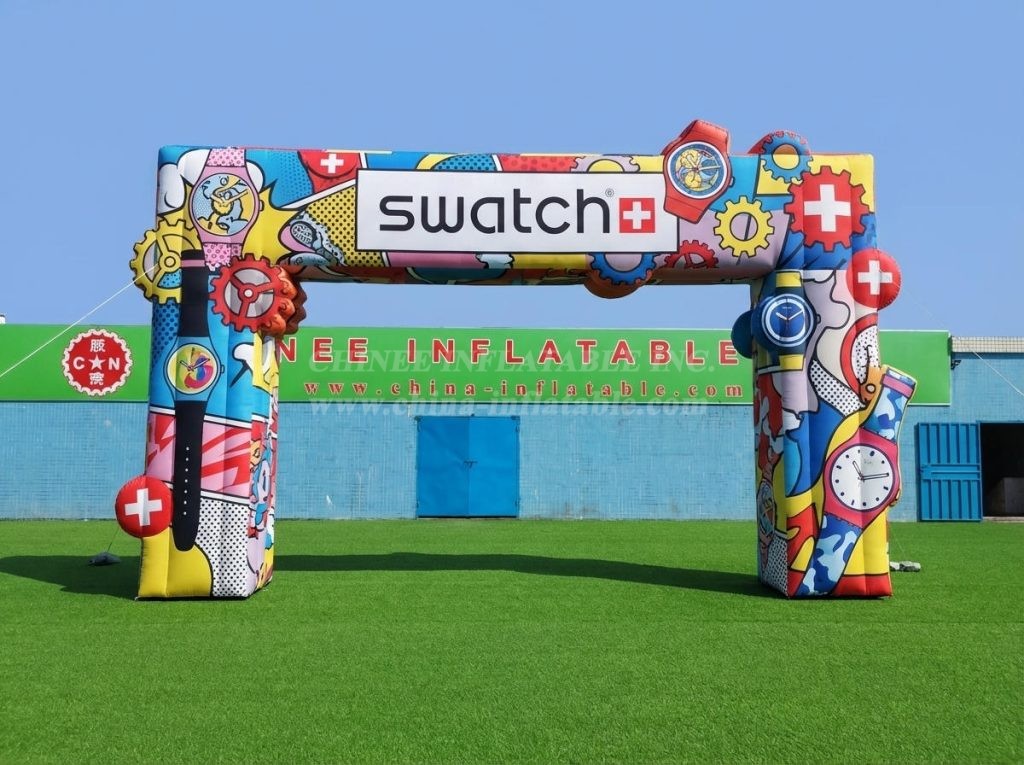 Arch3-173 Swatch Advertising Inflatable Arch