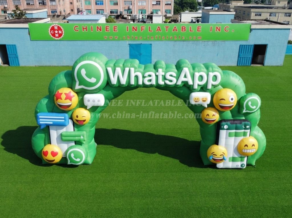 Arch3-187 WhatsApp Advertising Inflatable Arch