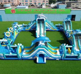 CR2-470 Dolphin Theme Inflatable Challenging Run