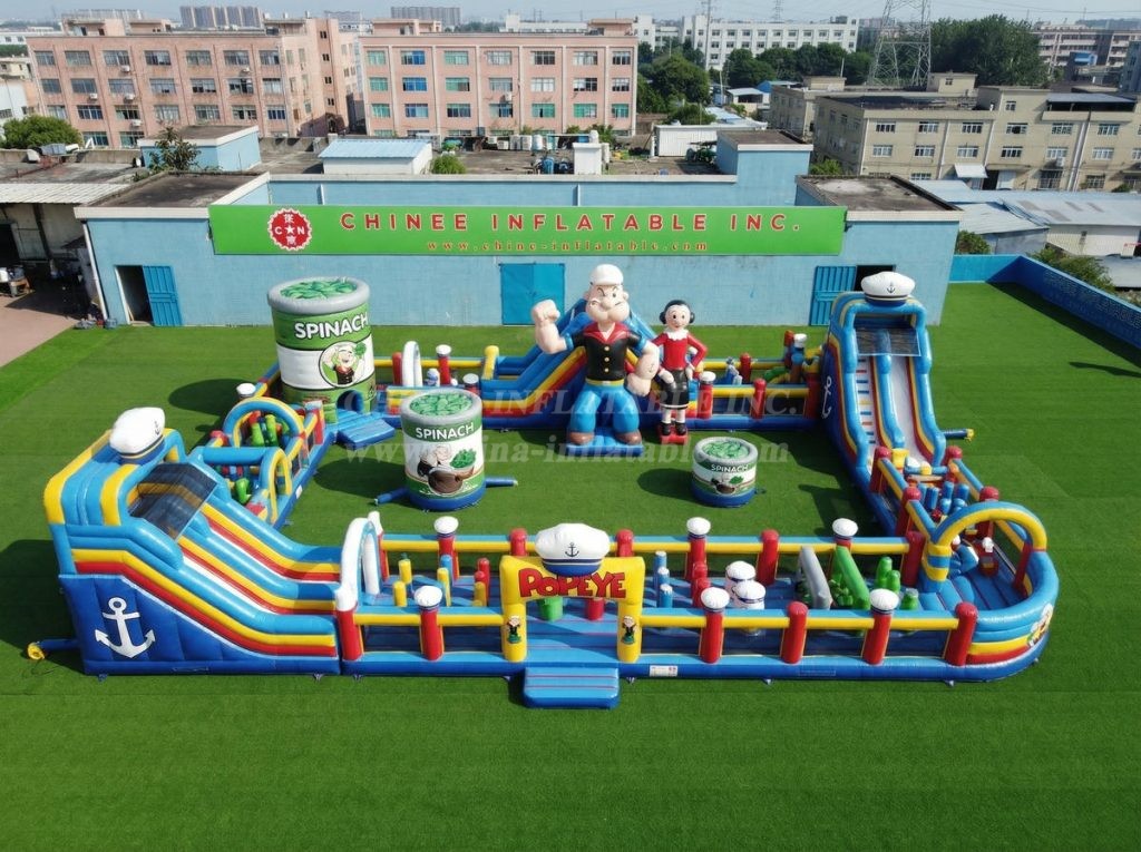 CR2-479 Popeye Theme Inflatable Challenging Run