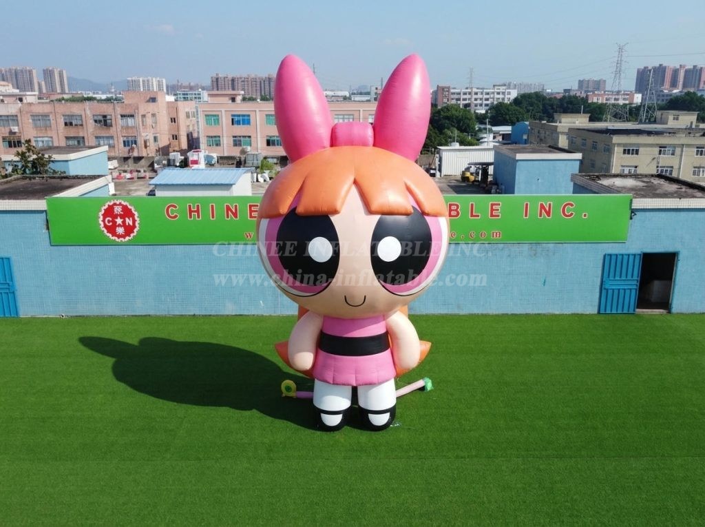 Cartoon3-879 The Powerpuff Girls Theme Inflatable Cartoon