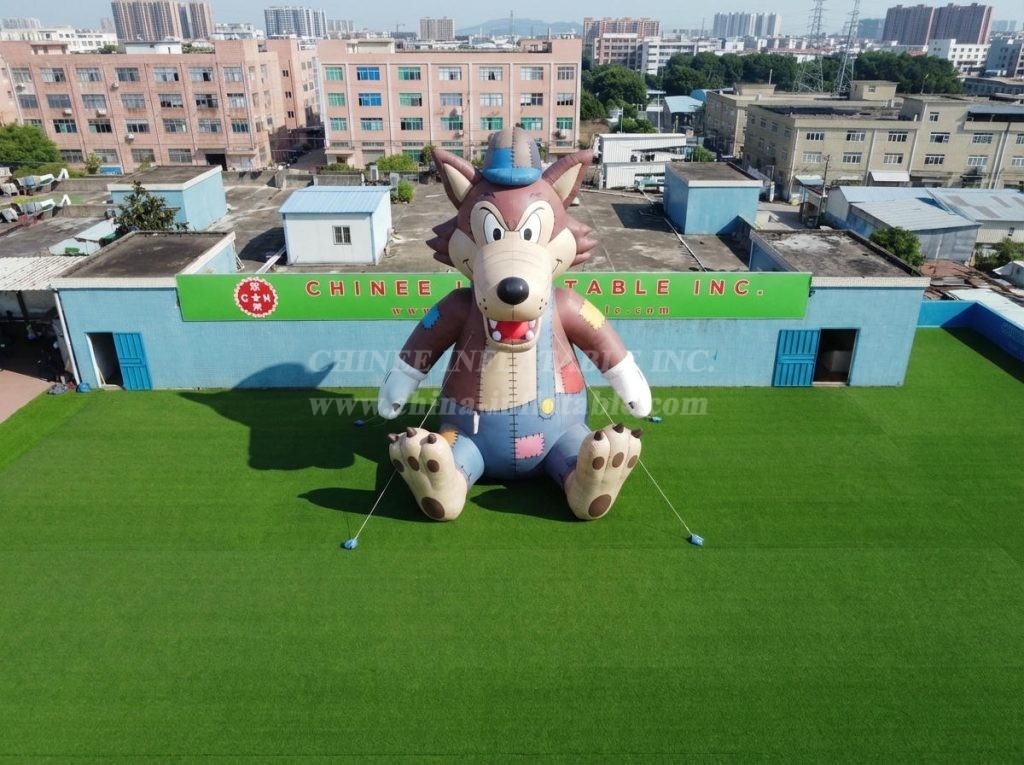 Cartoon3-890 Wolf Theme Inflatable Cartoon