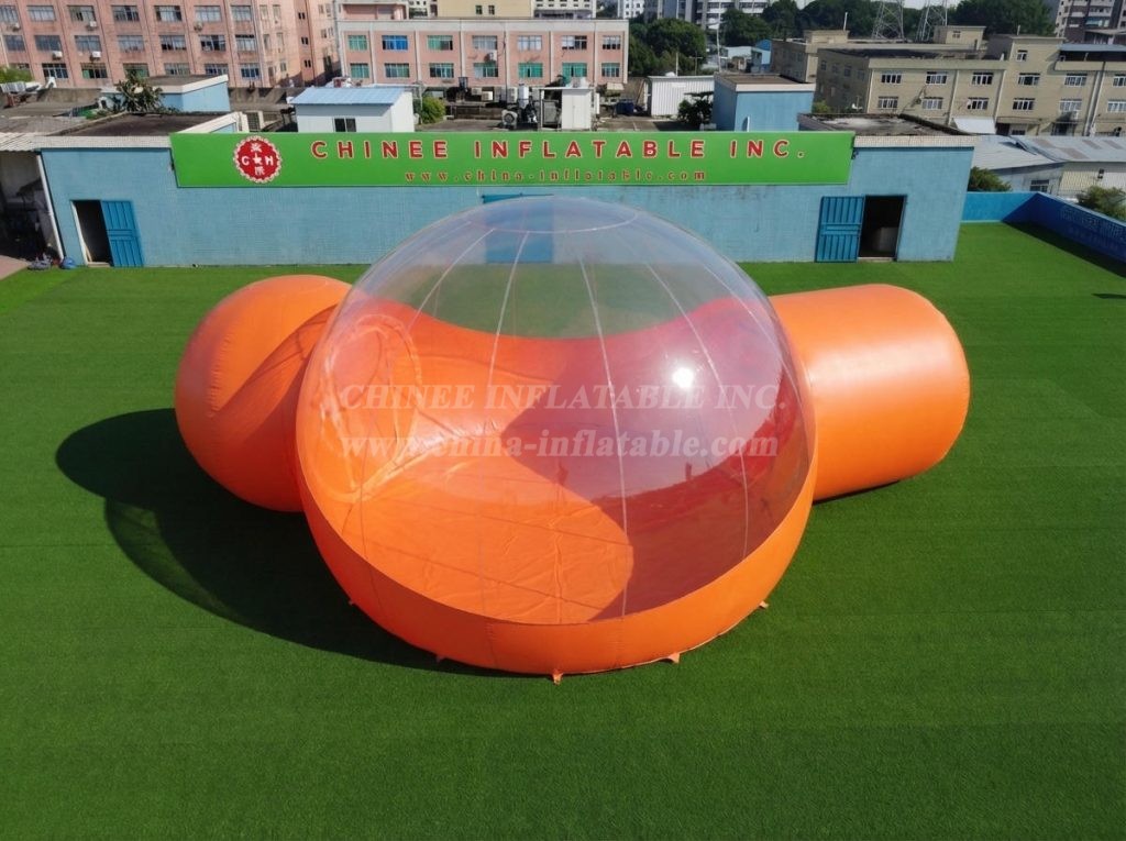 Tent1-5045I Orange Inflatable Bubble Tent