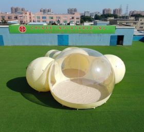 Tent1-5047J Pastel Yellow Inflatable Bubble Tent