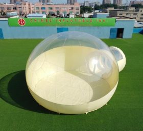 Tent1-5046J Pastel Yellow Inflatable Bubble Tent