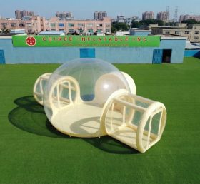 Tent1-5048J Pastel Yellow Inflatable Bubble Tent