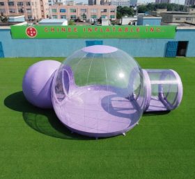 Tent1-5043F Lavender Inflatable Bubble Tent