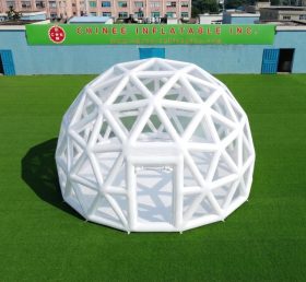 Tent1-5041 White Spherical Structure Inflatable Bubble Tent