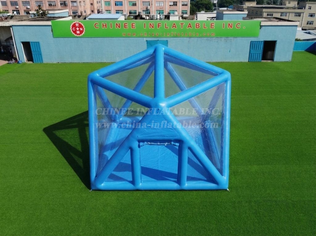 Tent1-5040C Blue Inflatable Structured Bubble Tent