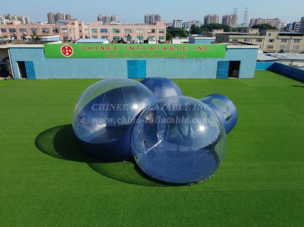 Tent1-5042C Dark Blue Inflatable Bubble Tent