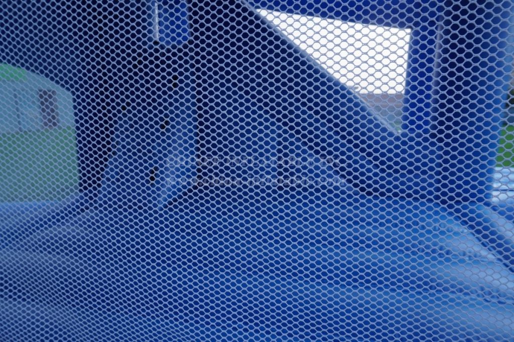 T5-001F Blue Bouncy Castle with Slide