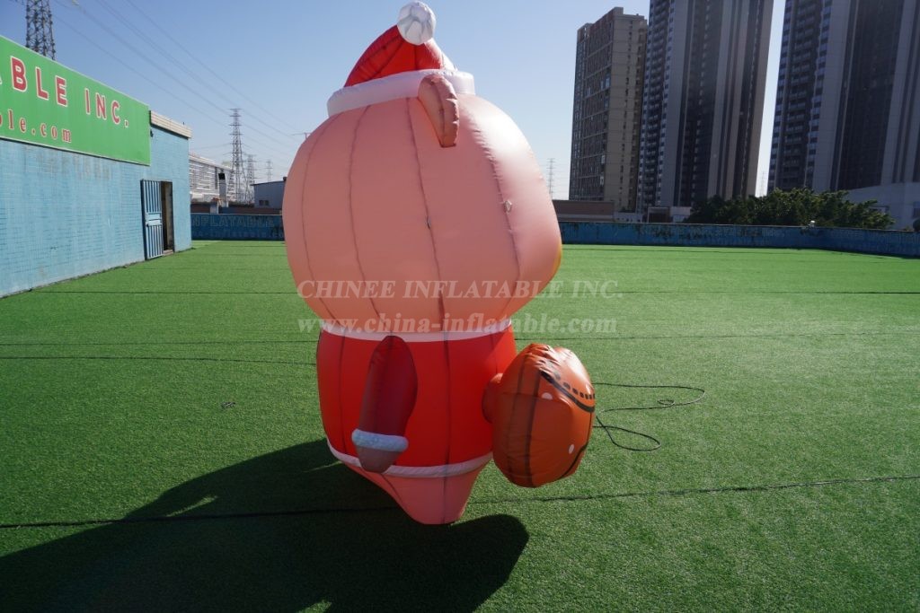 Cartoon2-500 Inflatable Christmas Brown Bear