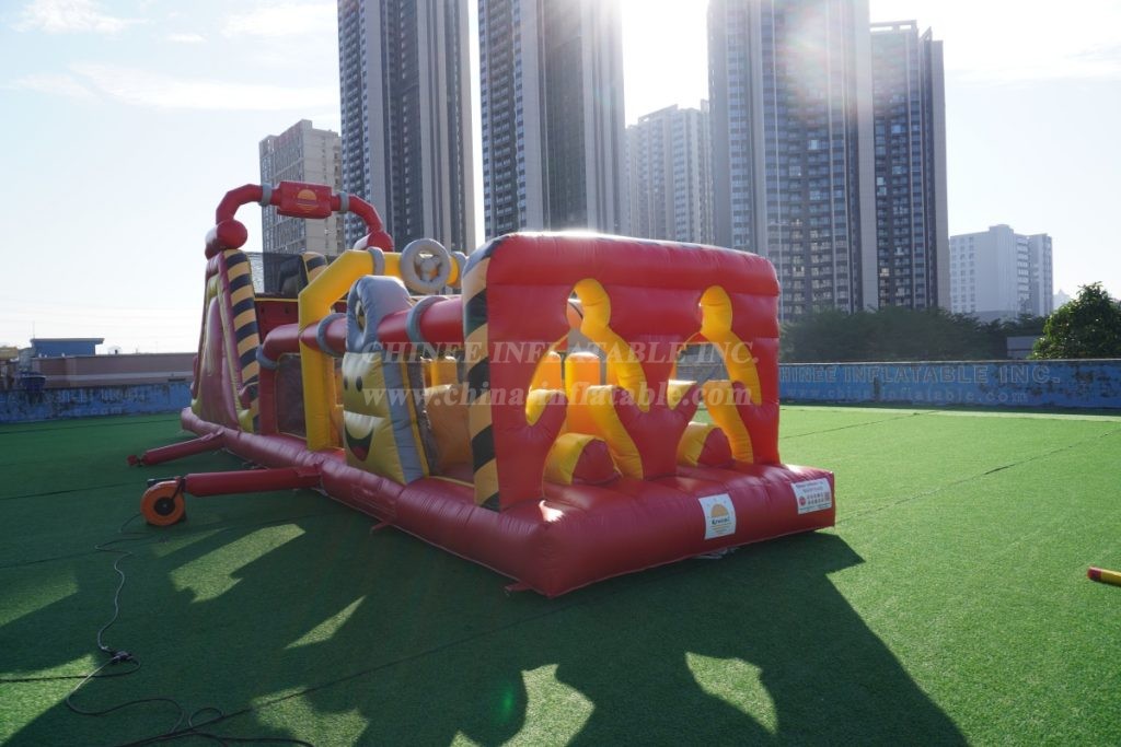 T7-1373B Toxic Inflatable Obstacle Course