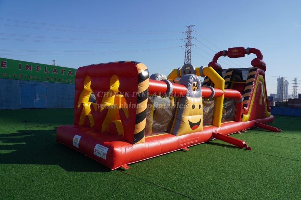 T7-1373B Toxic Inflatable Obstacle Course