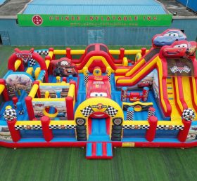 GF3-593 Cars Theme Inflatable Park